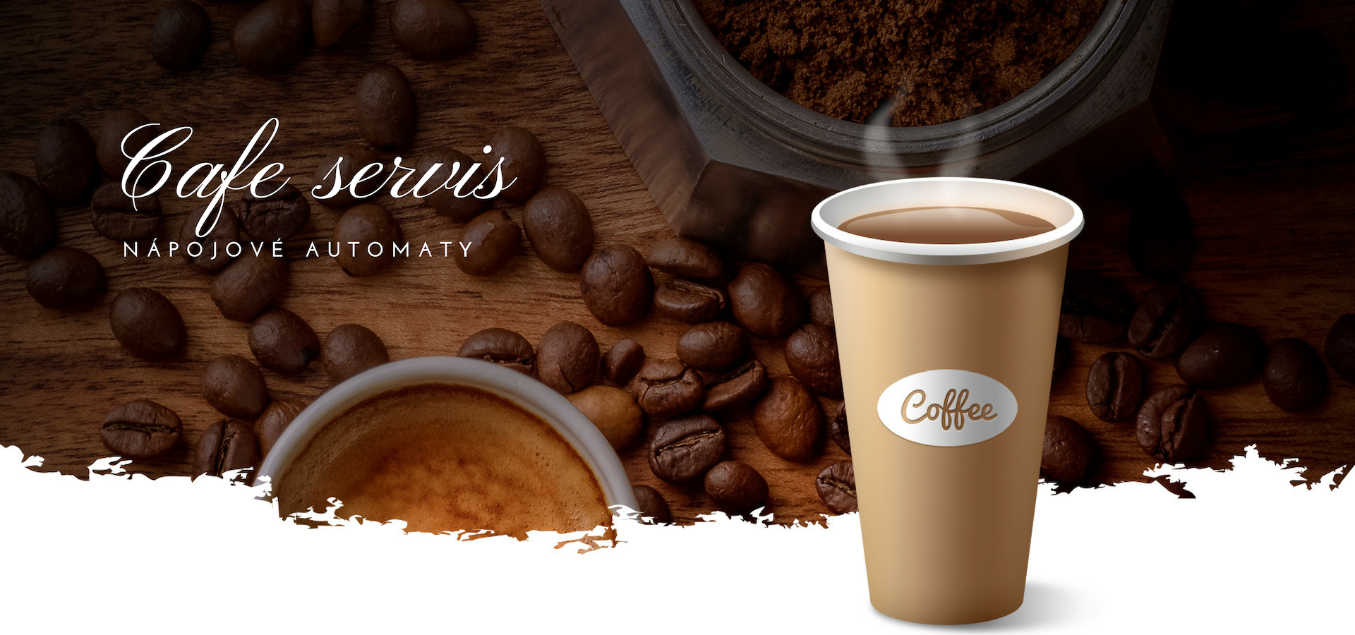 Cafe servis - nápojové automaty